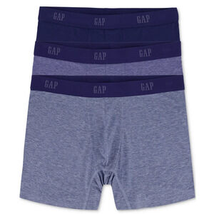 GAP Men 3-Pk Contour Pouch 5" Boxer Briefs Blue Multi Size M